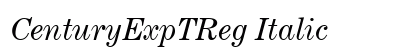 CenturyExpTReg Italic preview