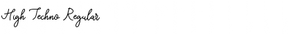 Download High Techno Font Download High Techno Font