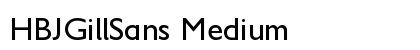 HBJGillSans Medium preview