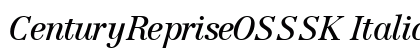 CenturyRepriseOSSSK Italic preview