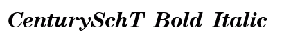 CenturySchT Bold Italic Preview
