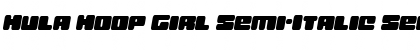 Download Hula Hoop Girl Semi-Italic Font