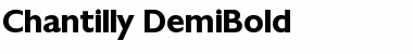 Chantilly-DemiBold Regular Font