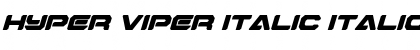 Download Hyper Viper Italic Font