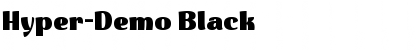 Hyper-Demo Black Font