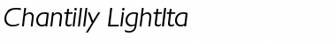 Download Chantilly-LightIta Font