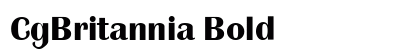 CgBritannia Bold preview