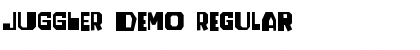 Download JUGGLER demo Font