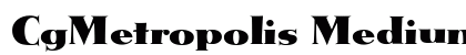 CgMetropolis Medium preview