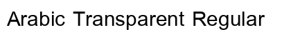 Arabic Transparent Regular Preview