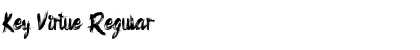 Key Virtue Regular Font Key Virtue Regular Font