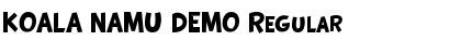 Download KOALA NAMU DEMO Font