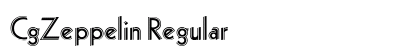 CgZeppelin Regular preview