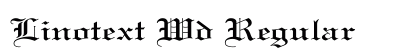 Linotext Wd Regular Preview