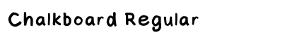 Chalkboard Regular preview
