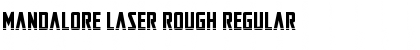 Download Mandalore Laser Rough Font