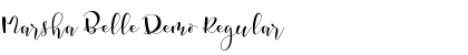 Marsha Belle Demo Regular Font