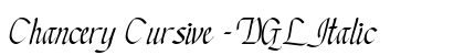 Chancery Cursive - DGL Italic preview