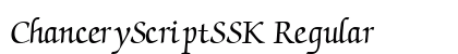 ChanceryScriptSSK Regular preview