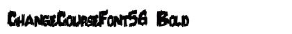 ChangeCourseFont56 Bold preview