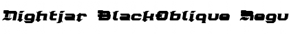 Download Nightjar BlackOblique Font Download Nightjar BlackOblique Font