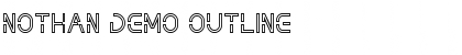 NOTHAN DEMO Outline Font
