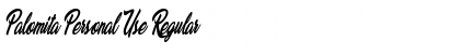 Download Palomita Personal Use Font Download Palomita Personal Use Font