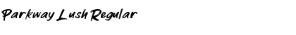 Download Parkway Lush Font