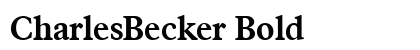 CharlesBecker Bold Preview