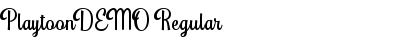Download PlaytoonDEMO Font Download PlaytoonDEMO Font