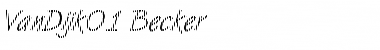 Download VanDijk01 Becker Font