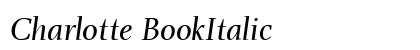 Charlotte BookItalic preview