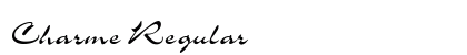 Charme Regular preview