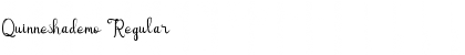 Quinneshademo Regular Font