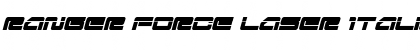 Download Ranger Force Laser Italic Font Download Ranger Force Laser Italic Font