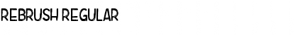 Download Rebrush Font Download Rebrush Font