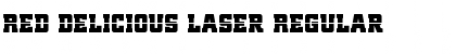 Download Red Delicious Laser Font Download Red Delicious Laser Font