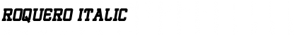 ROQUERO Italic Font