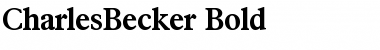 Download CharlesBecker Font