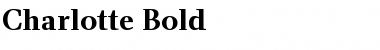 Charlotte Bold Font