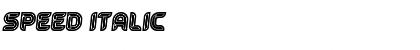Speed Italic Font