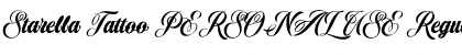 Starella Tattoo PERSONAL USE Regular Font