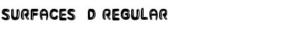 Surfaces 3D Regular Font