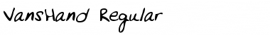 Download VansHand Font