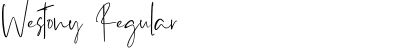 Westony Regular Font