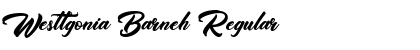 Westtgonia Barneh Regular Font