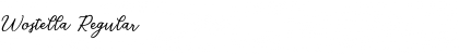 Wostella Regular Font