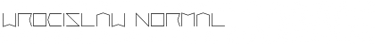 Wrocislaw Normal Font
