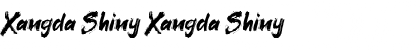 Xangda Shiny Xangda Shiny Font