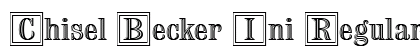 Chisel Becker Ini Regular preview